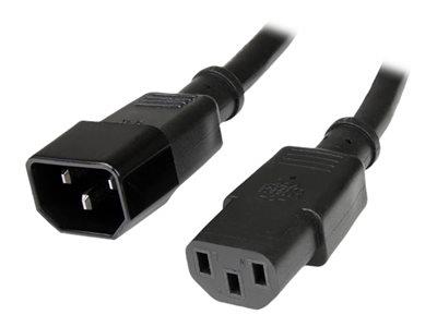 StarTech.com 1m Standard Computer Power Cord Extension - C14 to C13