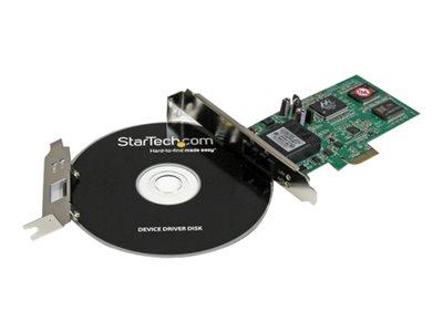 StarTech.com PCI Express (PCIe) Gigabit Ethernet Multimode SC Fiber Network Card Adapter NIC - 550m