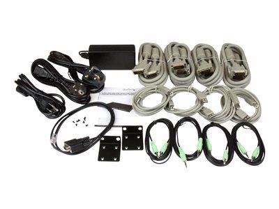 StarTech.com 4 Port DVI USB KVM Switch with Dual DVI Console