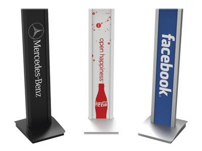 Maclocks iPad BrandMe Kiosk Stand With Space Enclosure - White