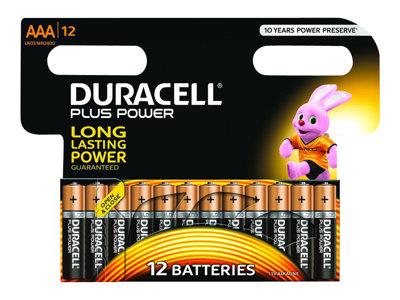 Duracell Plus Power AAA 12 Pack