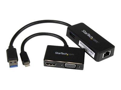 StarTech.com Kit for Surface Pro 4 / 3 - mDP to VGA or HDMI - USB GbE