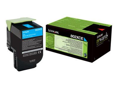 Lexmark 802XCE Cyan Ink Cartridge