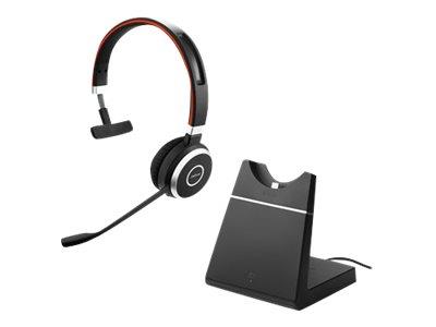 Jabra Evolve 65 Mono MS Wireless Headset and Charging Stand
