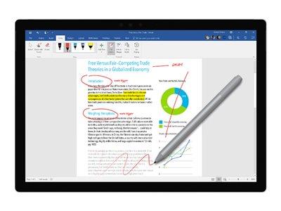 Microsoft New Surface Pen - Bluetooth 4.0 - Silver / Platinum