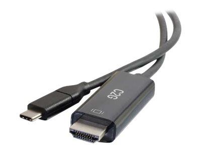 C2G 1.8m (6ft) USB C to HDMI Adapter Cable 4K - Black