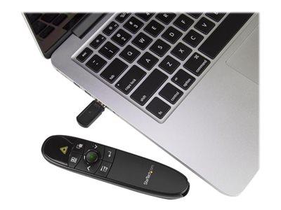 StarTech.com Wireless Presentation Remote w/ Green Laser Pointer - 90’