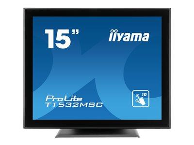 iiyama ProLite T1532MSC-B5X 15" 1024x768 8ms VGA HDMI DisplayPort Touchscreen LED Monitor