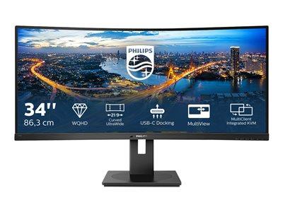 Philips B-Line 346B1C 34" 3440x1440 5ms HDMI DisplayPort USB-C Curved LED Monitor
