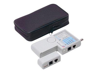 StarTech.com Professional Multi Function RJ45 RJ11 USB and BNC Cable Test
