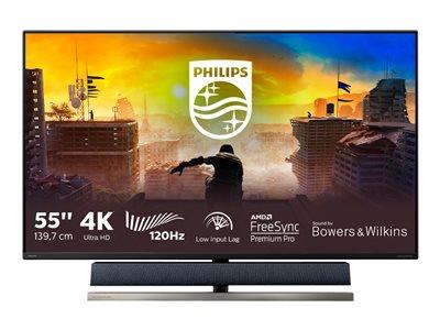 Philips 55" Momentum 4K UHD HDR LED Height Adjustable USB and HDMI