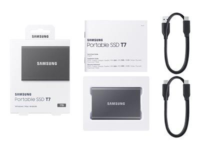 Samsung T7 1TB External SSD - Titan Gray