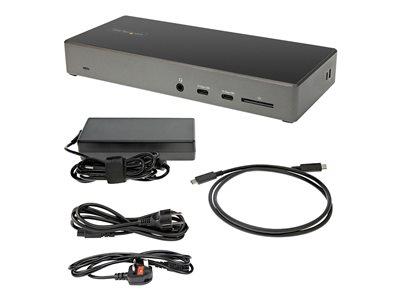StarTech.com USB C Dock, Triple 4K Monitor USB Type C Docking Station