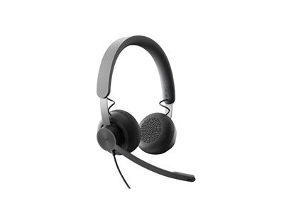 Logitech Zone Wired MSFT Teams Headset Wired USB-C - Graphite