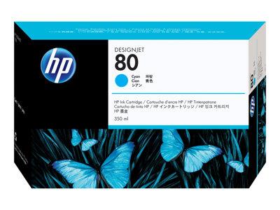 HP 80 350-ml Cyan Ink Cartridge