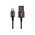 StarTech.com 1m Metal Lightning Cable - Black