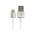 StarTech.com 1m Metal Lightning Cable - White