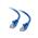 C2G 1m Cat5E UTP LSZH Network Patch Cable - Blue