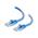 C2G 1m Cat6A UTP LSZH Network Patch Cable - Blue
