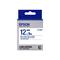 Epson LabelWorks LK-4WLN Label Tape Blue On White Roll (1.2 cm x