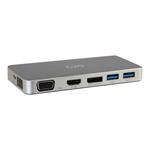 C2G USB C Docking Station with HDMI, DisplayPort and VGA