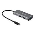 StarTech.com 4-Port USBC Hub w/?PD 3.0- 10Gbps - 3x A & 1x C?- 9.8&quot; Host