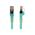 StarTech.com 7m CAT6a Ethernet Cable - Aqua - CAT6a STP Cable - Snagless