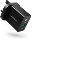 Anker PowerPort+1 with QC 3.0 18W USB-A UK Black