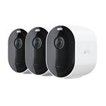 Arlo Pro 4 Spotlight Camera - 3-Camera Kit - White